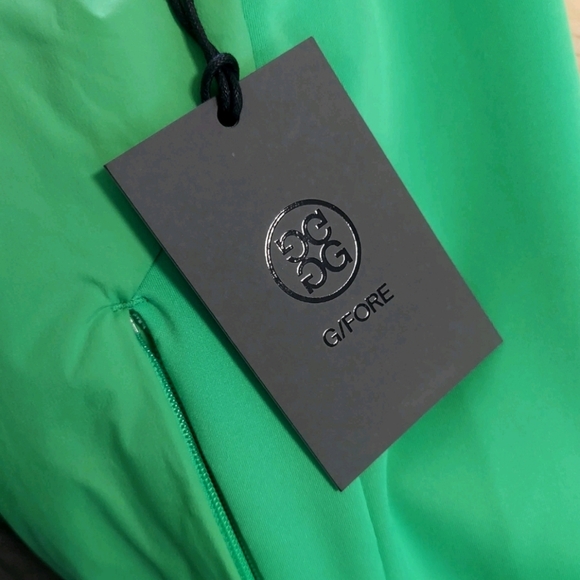 G Fore Mens Golf Vest Size Medium Lime Green Maverik Hybrid 4 Way Stretch New - Picture 9 of 12